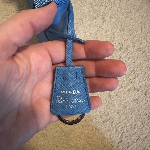 Prada Sky Blue Nylon Shoulder Bag - Picture 5 of 7